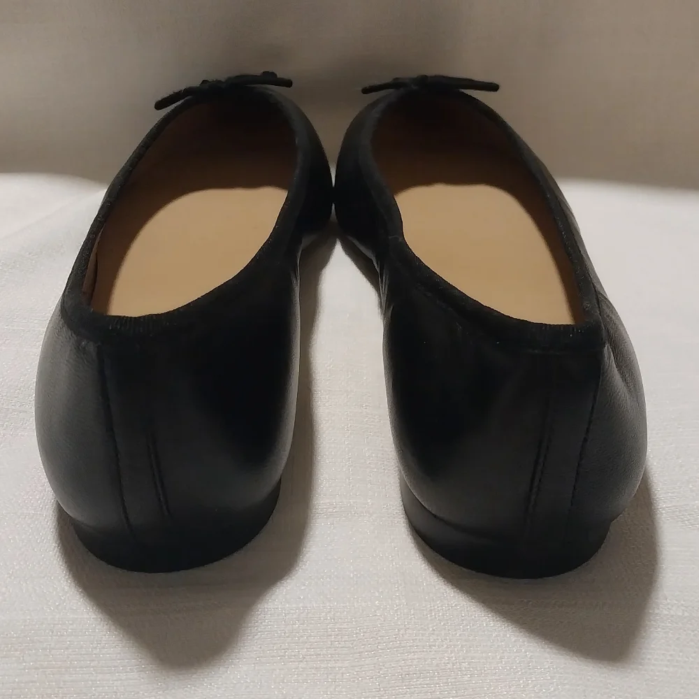 Talbots black leather